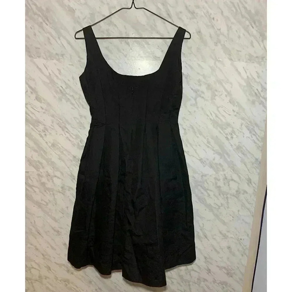 J. Crew Fit and Flare Dress Black Size 4 - Picture 2 of 3